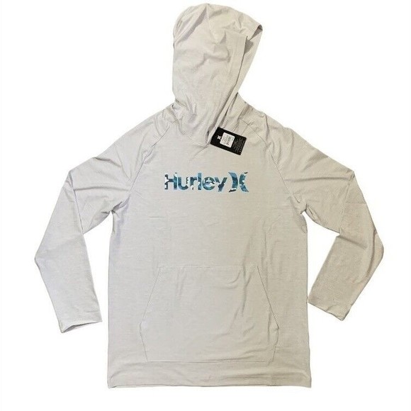 Hurley Swim Hurley Oo Rashguard Hooded Shirt Long Sleeve Sun Uv